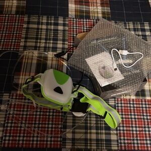 Fully adjustable Green and White LED Vest